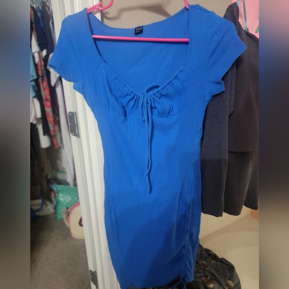 Shein dress blue size small